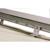 Structure de montage de panneaux solaires, système de montage de toit en aluminium, rail en L pour toit métallique