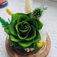 Décoration de mariage faite à la main, roses éternelles dans un dôme en verre, fleurs éternelles conservées, cadeau pour la Saint-Valentin, prix d'usine