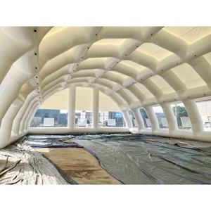 Couverture de <span class=keywords><strong>piscine</strong></span> gonflable, dôme de <span class=keywords><strong>piscine</strong></span> gonflable résistant aux intempéries, auvent transparent en forme d'arche pour piscines extérieures - Product Image 5