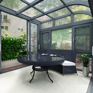 Contemporânea Design Alumínio Pergola Com retrátil motorizado Louvered Telhado e Iluminação LED para Terraço ao ar livre - Product Image 4