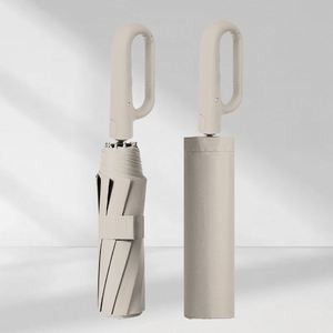 Parapluie personnalisé de style américain avec garantie de satisfaction, protection UV, parapluie automatique avec impression de logo - Product Image 1