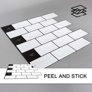 Jeedeson 12 * 12in nóng bán muha với chất lượng tốt nhất vỏ và dính phòng tắm nhà bếp backsplash khảm tường trang trí - Product Image 2