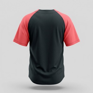 เสื้อเบสบอลคุณภาพสูง 100% โพลีเอสเตอร์ ระบายความชื้นได้ดี ไซส์ใหญ่ ป้องกันรังสียูวี สำหรับผู้ใหญ่ สั่งทำได้ตามต้องการ พิมพ์ลายได้ ระบายอากาศได้ดี - Product Image 6