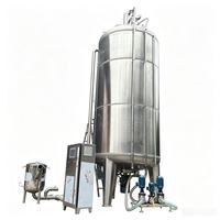 Cuve de Fermentation Industrielle en Acier Inoxydable SUS321 de 5000L pour Vinaigre Acétique avec Système d'Aération et Système Anti-Mousse
