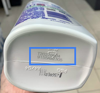 Marquage au laser UV pour le marquage de codage de date de production de bouteille de shampooing de lavage de bouteille de HDPE