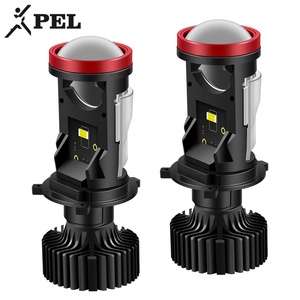 Phares de voiture LED H4 PEL, lentille de projecteur mini H4 Hi Lo, ampoules de phare de voiture 10000lm, lumière focalisée, nouveau modèle Y6 <span class=keywords><strong>Y7</strong></span> - Product Image 1