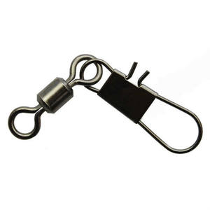 Eslabones Giratorios de Pesca con Conector de Seguridad 12 # -4/0 #   Latón para Pruebas de 4KG-90kg, Blanco/Negro - Product Image 2