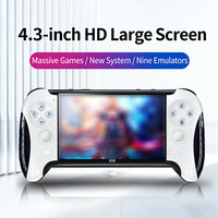 Console de jeu portable X18 de haute qualité, nouvelle génération, très vendue, écran 4,3 pouces, lecteur de jeux vidéo portable