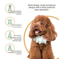 Tondeuse Électrique Professionnelle pour Animaux avec Base – Spéciale pour la Toilettage des Pattes de Chiens (y compris Teddy) et de Chats