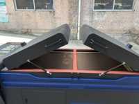 Four de recyclage de poudre DTF rouleau à rouleau de 60 cm avec bande transporteuse à mailles sous vide, compatible avec imprimante 6 têtes