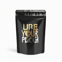 Bolsa de pie de material único PE para proteínas de 1.5 kg, con base plana, tacto suave y diseño mate para reciclaje