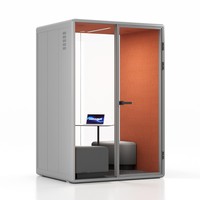 Cabine insonorisée mobile moderne pour bureau, pod acoustique, cabine téléphonique, salle de réunion, cabine de diffusion en direct, cabine d'interview, cabine de repos - Fabricant