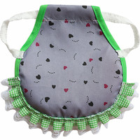 Protège-selle pour poules, protège-plumes, protège-dos, en tissu imperméable double couche, à volants, pour la protection des animaux