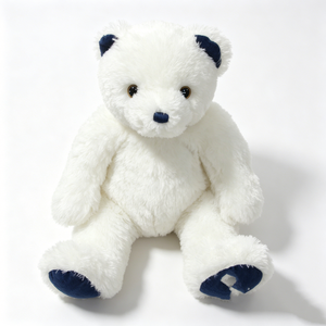 Oso de peluche blanco personalizado, oso de peluche blanco suave, oso de peluche, juguete de oso de peluche blanco - Product Image 1