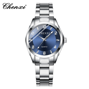 CHENXI 021A Montre à quartz unisexe, tendance, en acier inoxydable, pour couple, vente chaude transfrontalière - Product Image 6