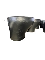 Coude sans soudure en acier au carbone HX, soudé bout à bout, 45/90D, peint en noir, ASME B16.9 A234WPB Classe 1000, basse pression, longueur 3 pouces, résistant à la corrosion
