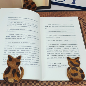 Segnalibro Magnetico in Pelle PU con Design Gatto Carino YY, Segnalibro Fatto a Mano, Clip per Pagine di Libri, Segnalibro Promozionale, Regalo per Amanti dei Libri - Product Image 5