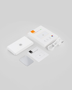 RGB LED Induction Night <b>Light</b> with Color-Changing Feature ABS Material Rectangle Shape Magnetic Installation <b>Rechargeable</b> - Product Image 2