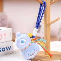 Adorable et mignon petit pendentif en peluche Fulu Gourd, poupée de dessin animé, pendentif de sac, porte-clés, poupée en tissu pour la décompression et la décoration