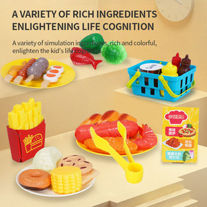 เครื่องทอดอาหารพลาสติกทำจากพลาสติกใช้ในครัวของเล่นแบบจำลองสำหรับเด็กเพื่อการศึกษาด้วยดนตรีและเสียง - Product Image 6