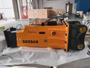 SOOSAN SB100 Martillos hidráulicos a gran escala Excavadoras Herramienta de perforación y demolición de rocas para equipos de construcción - Product Image 2