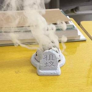 Incensario para Mesa de Té, Estufa de Aromaterapia 'El Humo Saliendo de la Tumba de los Ancestros', Adorno Creativo y Divertido - Product Image 3