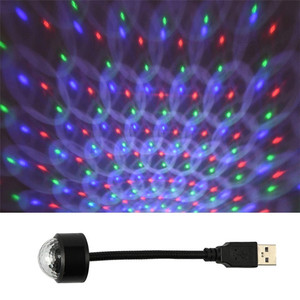 Rgb Led Stage Light Disco Bal Magische Effect Lamp Mini Led Ball Usb Crystal Flash <span class=keywords><strong>Dj</strong></span> Ktv Auto Bar Party verlichting Voor Auto - Product Image 2