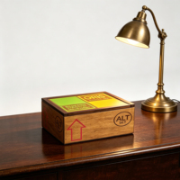 Boîte coulissante en bois rétro avec doublure intérieure en velours doux, logo personnalisé pour l'affichage des montres et l'emballage de cadeaux de luxe