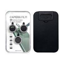 Pour iPhone 12 11 protecteur d'objectif de caméra protecteur d'écran en verre trempé lentille de téléphone portable pour iphone 13 protecteur d'objectif de caméra