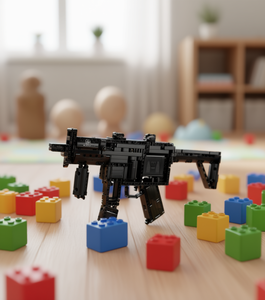 Pistola giocattolo con blocchi da costruzione, assemblaggio manuale in plastica, per bambini da 8 a 13 anni, set da gioco unisex - Product Image 2