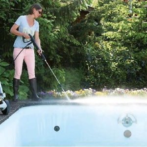 เครื่องฉีดน้ำแรงดันสูงแบบตั้งพื้น สำหรับใช้ในบ้าน 220V ปั๊มขนาดใหญ่ เครื่องฉีดน้ำแบบพกพา กำลังสูง สำหรับล้างรถ - Product Image 4