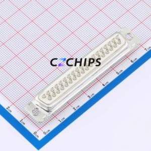 DC37S064TLF D-Sub/VGA Connector Connector ( Gender: Female )( Total Number of PINs: 37P )( Number of Rows: 2 ) - Product Image 2