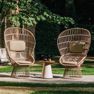 Chaise <span class=keywords><strong>de</strong></span> <span class=keywords><strong>jardin</strong></span> en rotin faite à la main, petite, pour balcon, extérieur, design moderne, durable, créative, pour <span class=keywords><strong>salon</strong></span> - Product Image 1