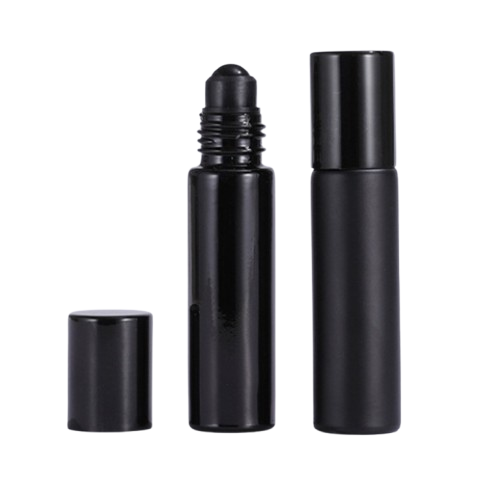 Bouteille en verre de Matt avec le couvercle en aluminium mat