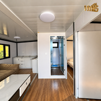 Casa de Retiro Ecológica de Lujo de 2 Dormitorios, Estándar Australiano SAA, Contenedor Marítimo Modificado, Instalación Rápida, Prefabricada Moderna