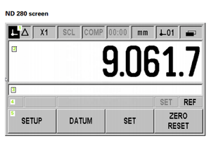 Unit Evaluasi Pembacaan Digital Heidenhain Original ND 280 Baru, Perangkat Keras & Aksesori Sensor Dengan ID 636280-01 - Product Image 4