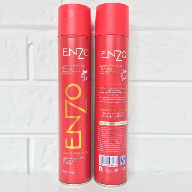 OEM/ODM Enzo Hair Styling Strong Hold Spray 420ml