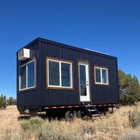 Conteneur d'expédition personnalisé à faible coût, maisons modulaires préfabriquées pour l'europe, capsule moderne mobile hors réseau, petite remorque mobile maison