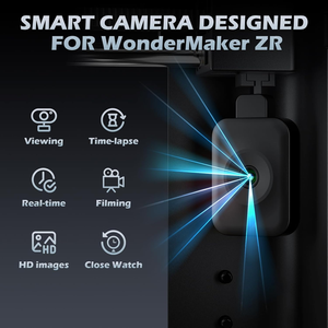Imprimante 3D FDM CoreXY haute vitesse WonderMaker <span class=keywords><strong>ZR</strong></span> 300*300*300mm avec volume d'impression multi-couleurs, contrôle par application et caméra intelligente - Product Image 4
