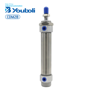 YBL CDM2B Mini 20/25/32/40mm Cylindre pneumatique rond à Double Action Pièces pneumatiques en acier inoxydable petites et efficaces - Product Image 3