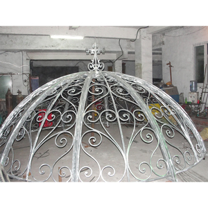 Garden Use Wrought Iron Pavilion Metal Gazebo