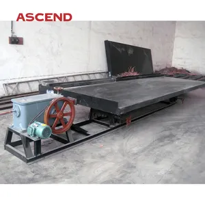 High Efficiency Wet Shaking Table Gravity Select Gold Ore 6s Model Shaking Table Machine