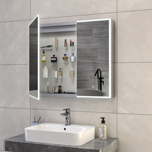 <span class=keywords><strong>Miroir</strong></span> de bain Led étanche, personnalisé, classique, moins cher, hôtel intelligent, armoire à médicaments - Product Image 1