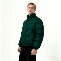 Manteau d'hiver pour homme en coton Neohope, décontracté, respirant, imperméable, avec fermeture éclair, col montant, épais, séchage rapide, longueur standard, OEM personnalisé
