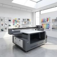 Impresora de Inyección de Tinta UV Plana 1210 para Imprimir Logotipos, Pancartas, Tazas, Fundas para Teléfonos Móviles, Adhesivos, Flex, Cloruro de Polivinilo, Plástico