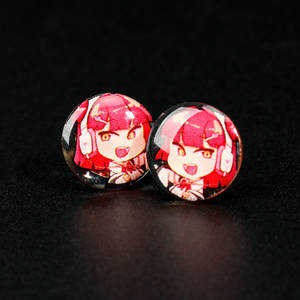 Vograce 레이저 컷 사용자 정의 패션 수지 아크릴 귀 스터드 귀걸이 - Product Image 6