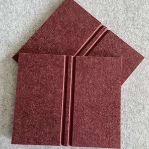 Thiết kế hiện đại tấm âm thanh màu đỏ Trần cách âm bảng Tường Cách âm với khả năng giải pháp đồ họa - Product Image 4