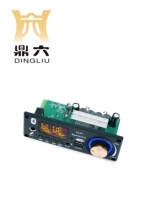 Placa Amplificadora DING LIU 2*80W para Decodificador MP3, Audio para Auto, Módulo Decodificador de Audio D161BT