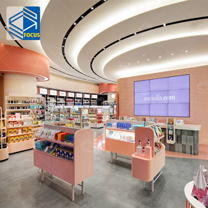 Estantes de góndolas cosméticas para salón de belleza, mobiliario de decoración de fábrica, soporte de exhibición de Hardware para tienda de maquillaje - Product Image 3