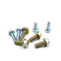 Fournisseur professionnel de boulons à tête hexagonale à bride en acier inoxydable 304, filetage métrique M4 M5 M6 M8 M10 M12, norme GB5787
